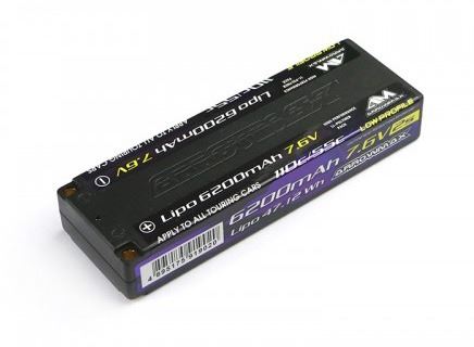 Arrowmax Lipo 6200Mah 2S Tc Low Profile 7.6V-55/110C