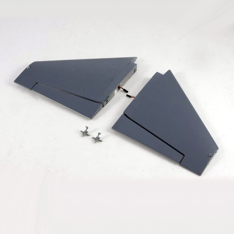 Fms 64Mm F-16 Main Wing Set - Grey