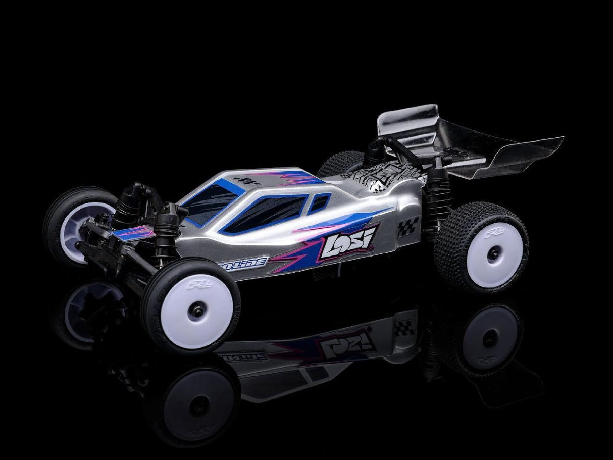 Losi 1/24 Micro-B 2Wd Buggy Rtr Silver