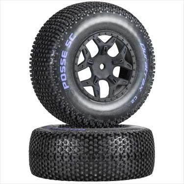 Duratrax Posse Sc Tire C2 Mounted Losi Ten Scte 4X4 (2)