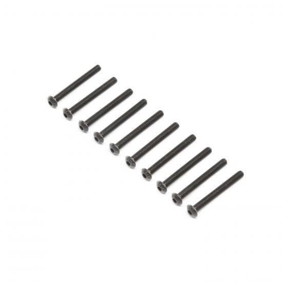 Losi Button Head Screws, Stl, BO, M4 x 35mm (10) (Losi255012)