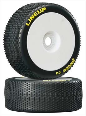 Duratrax Lineup 1/8 Buggy Tire Mounted (2)