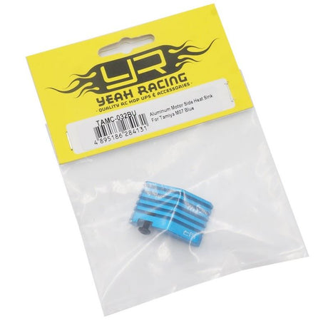 Yeah Racing Aluminum Motor Side Heat Sink For Tamiya M07 Blue