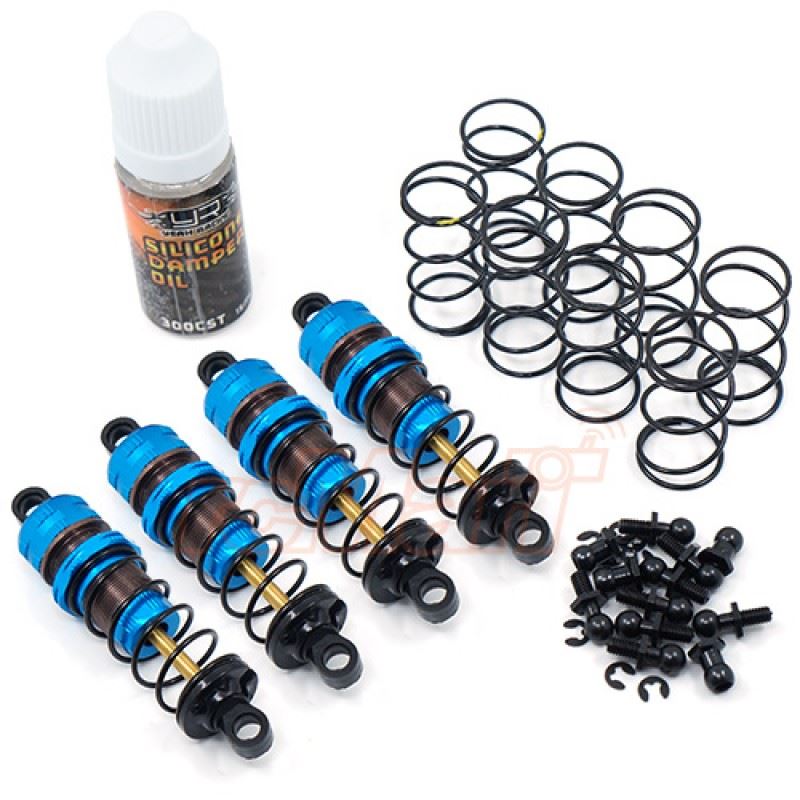 Yeah Racing Shock-Gear 60mm Damper Set For 1/10 RC Off Road Car Tamiya GF01 WR02 Kyosho Beetle