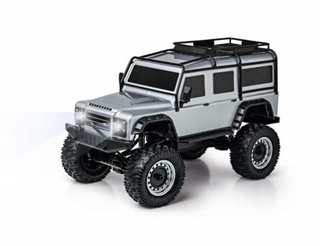 Carson 1:8 Land Rover Defender RTR - Silver