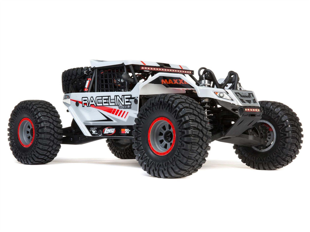 Losi Super Rock Rey: 1/6 4WD Elec Rock Racer, RTR White