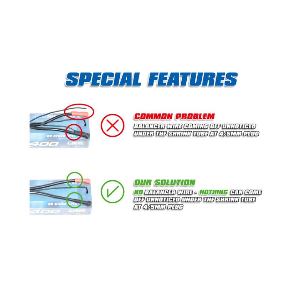 2X 2S-Charging Wire - 35Cm - Xt60 & Xh 4/5Mm 2Mm