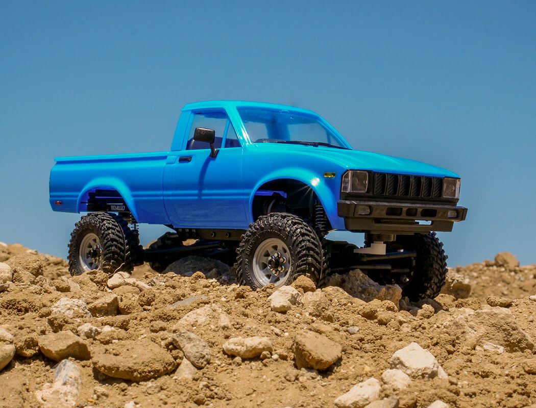 RC4WD 1/24 TRAIL FINDER 2 RTR W/ MOJAVE II HARD BODY SET (BLUE)