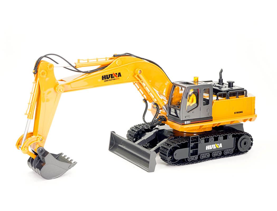 HUINA 1/16 SCALE RC EXCAVATOR 2.4G 11CH w/DIE CAST BUCKET