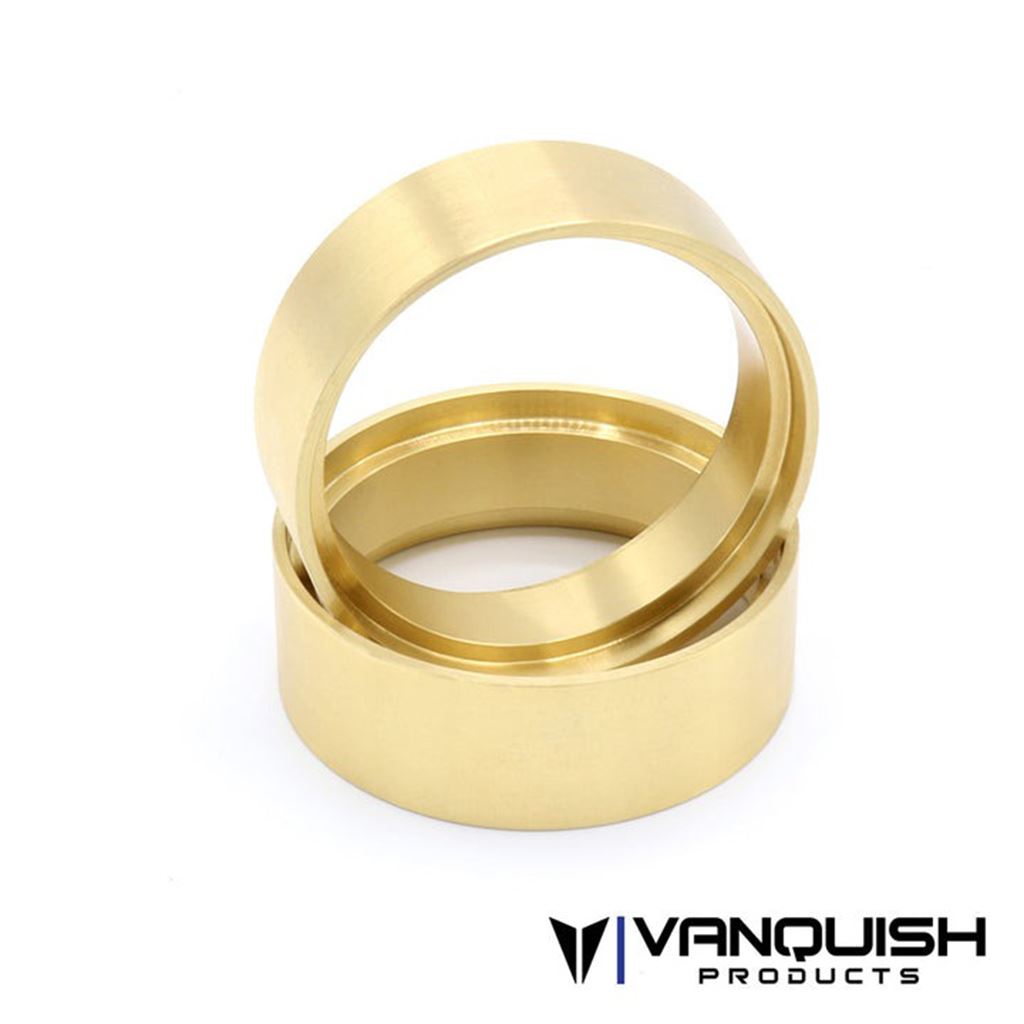 Vanquish 1.9 Brass 0.8in Wheel Clamp Rings (Pair)