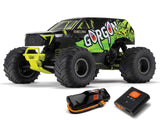 Arrma Gorgon 2wd MT 1/10 RTR Smart w/8.4v Batt/USB Charger Yellow