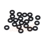 Yeah Racing Aluminum M3 Flat Washer 0.25mm 20pcs Black