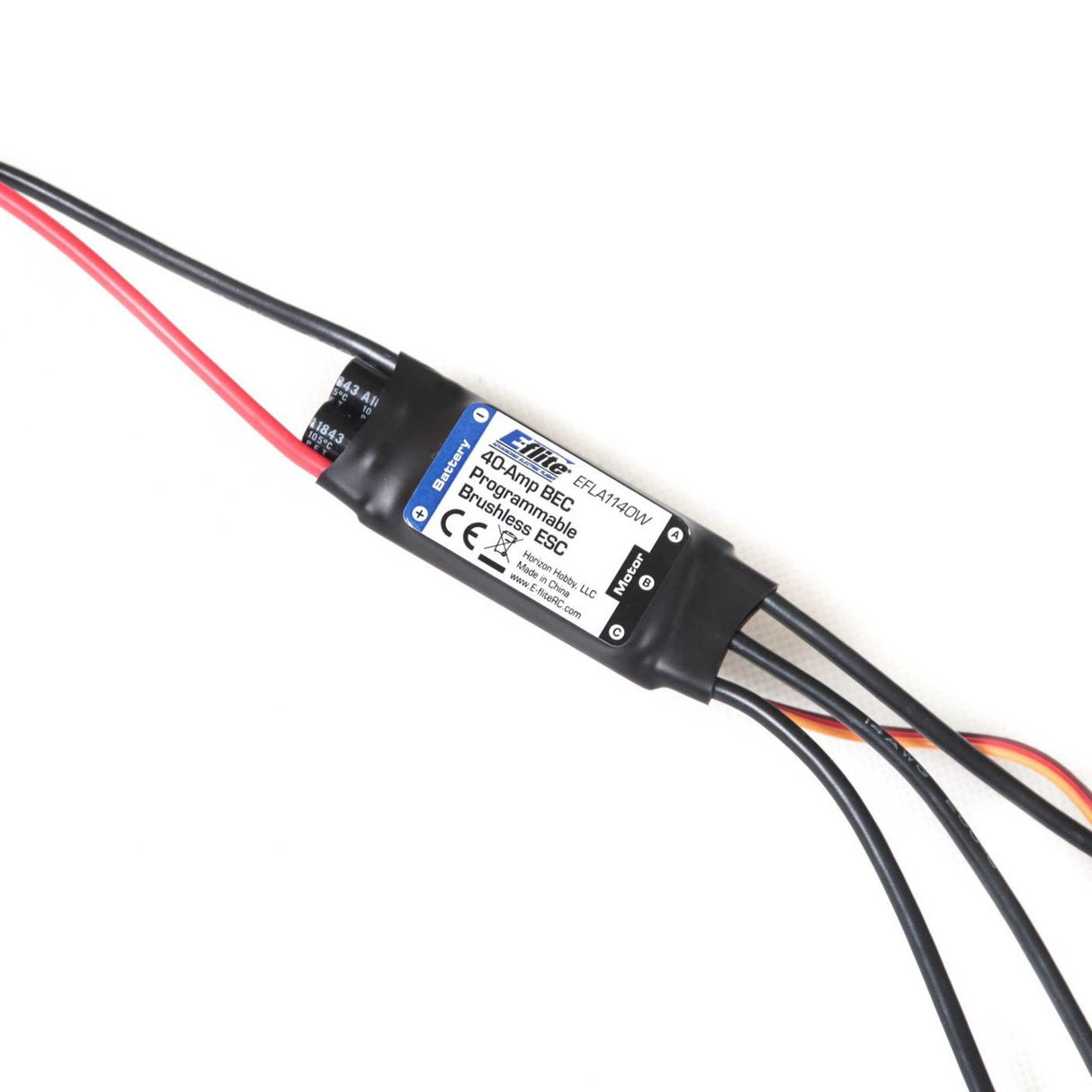 E Flite ESC: 40A 230mm Wire EC3