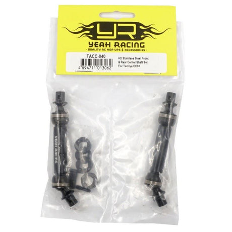 Yeah Racing HD Stainless Steel Front & Rear Center Shaft Set For Tamiya CC02