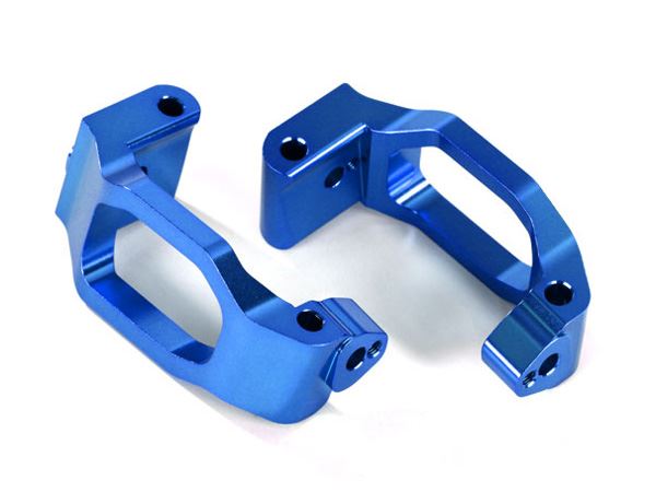 Traxxas Maxx Aluminium Caster Blocker (C-Hubs) Left/ Right Anodized - Blue