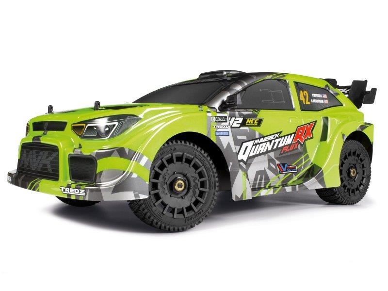 Maverick QuantumRX Rally Car Body - Fluoro Green