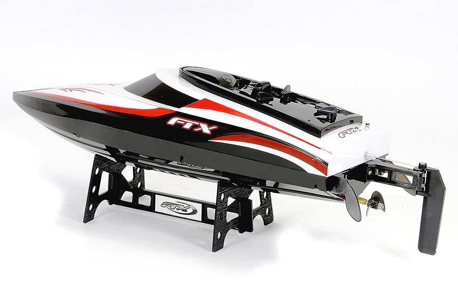 FTX BLACK VORTEX HIGH SPEED R/C RACE BOAT 44CM