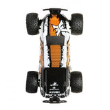 ECX 1/10 4WD Ruckus Brushed Orange/White RTR (ECX03242T1)