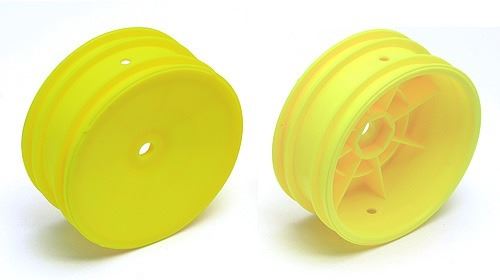 TEAM ASSOCIATED BUGGY FRONT WHEEL HEX YELLOW (B4.2/B5/B5M/B6/B6D)