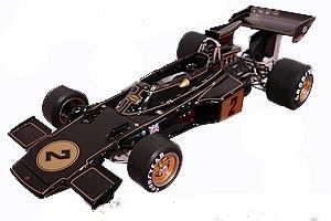 Tamiya 1/20 Lotus Type 72E Black + gold 1973