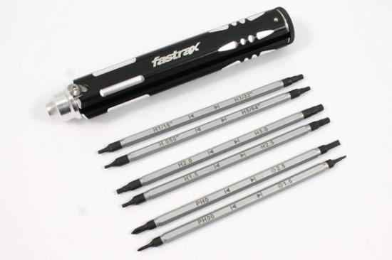 FASTRAX 12-SIZE MULTI DRIVER SET 2xPH 2xSLOT 8xMETRIC/IMPERIAL HEX