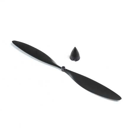 E Flite Propeller with Spinner 140mm x 45mm: Night Vapor