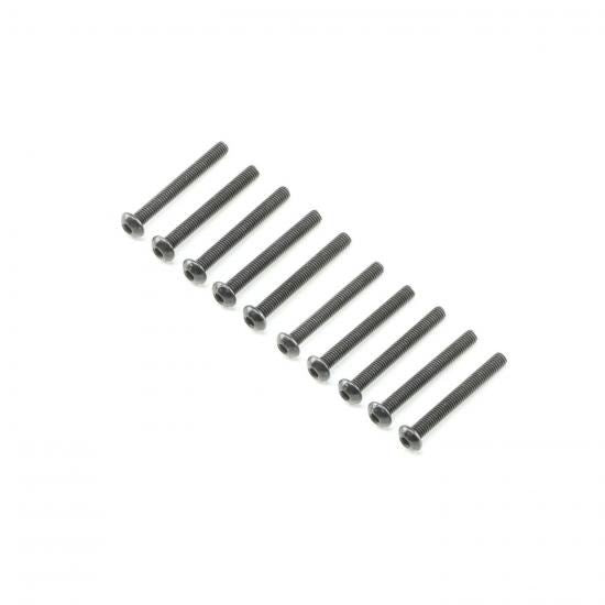 Losi Button Head Screws M3x25mm (10) (Losi235024)