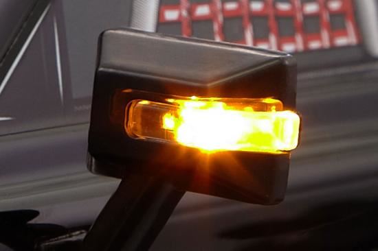 Killerbody Wing Mirror Type "E" W/Led Unit Set 1/10 Truck