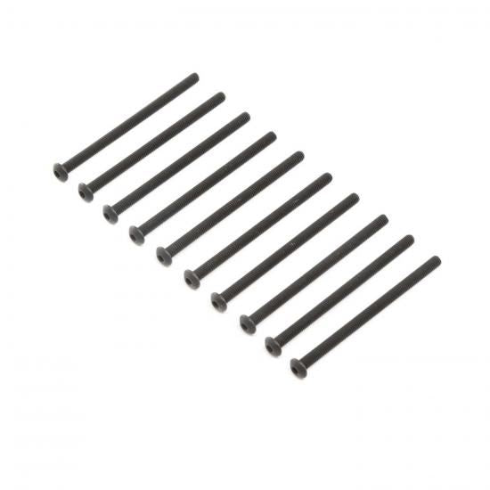 Losi Button Head Screws, Stl, BO, M4 x 65mm (10) (Losi255013)