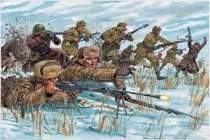 Italeri 1/72 Ussr Inf Winter Wwii