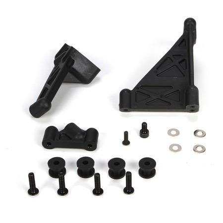 Losi Gas Tank Mount Set: 5IVE-T, MINI WRC (LosiB5014)