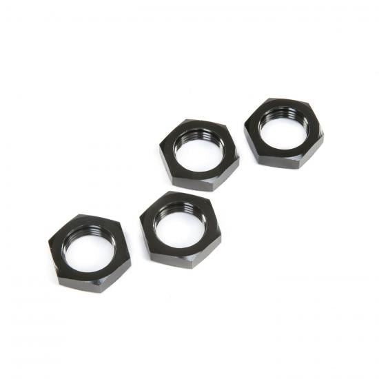 Losi Wheel Nuts, Black (4): 5ive-T 2.0 (Losi252098)