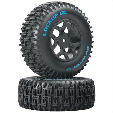 Duratrax Lockup Sc Tire C2 Mounted Losi Ten Scte 4X4 (2)