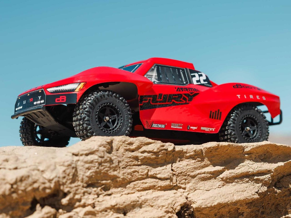 Arrma Fury 2Wd (With Battery/Charger) Red