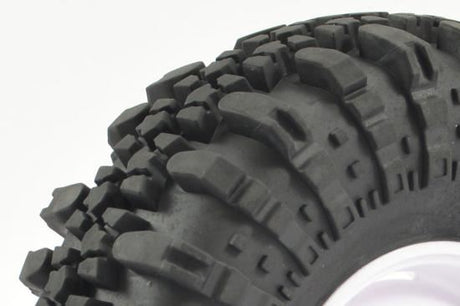 Fastrax 1:10 Crawler Swamper 1.9 Scale Wheel &#248;118mm Tyre (White)