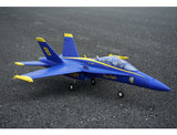 Xfly Twin 40mm F-18 Edf 705mm Jet Without Tx/Rx/Batt - Blue