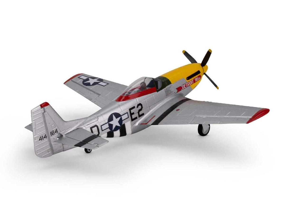 E Flite UMX P-51D Mustang inDetroit Missin BNF Basic with AS3X and SAF