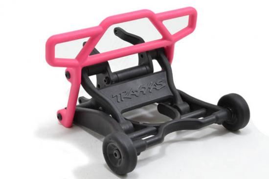 Rpm Pink Rear Bumper For Traxxas Elec Rustler 2Wd