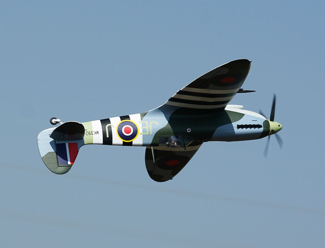 Xfly Supermarine Spitfire Mkix Green 1200Mm Without Tx/Rx/Batt