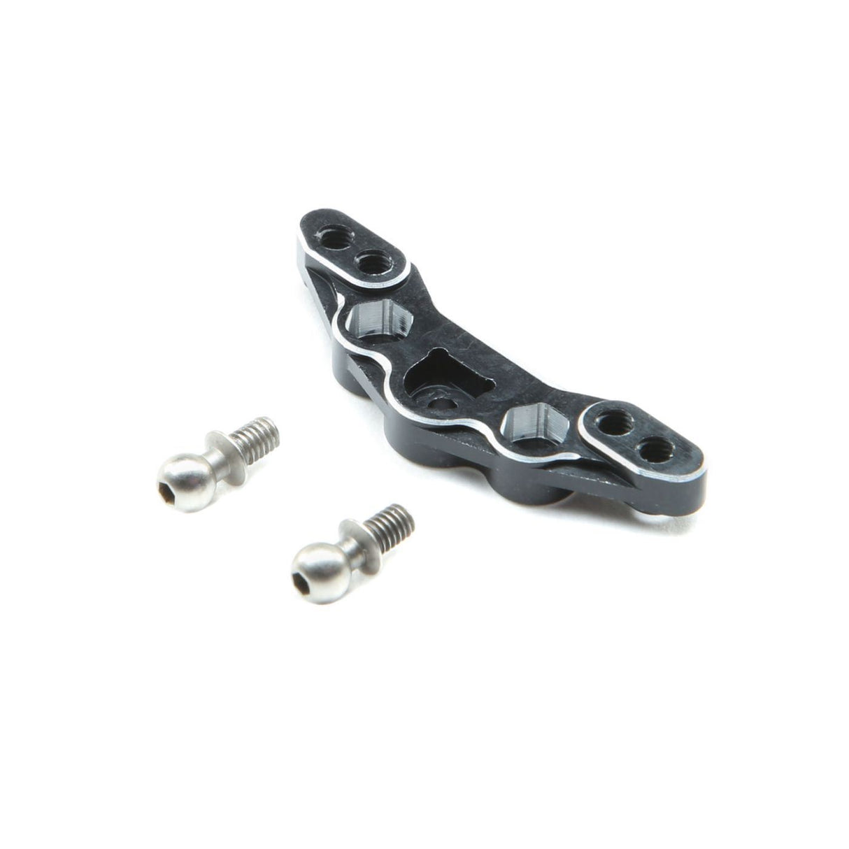 Losi Camber Block, Front, Aluminum: Mini-T 2.0