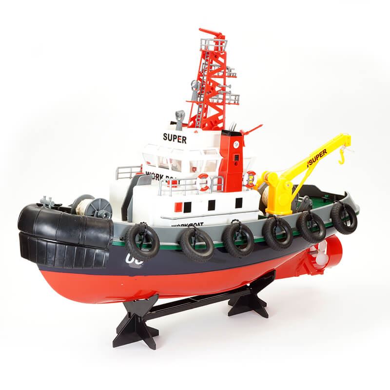 HENG LONG TUG WORK BOAT 5CH 2.4GHZ w/WATER HOSE FUNCTION