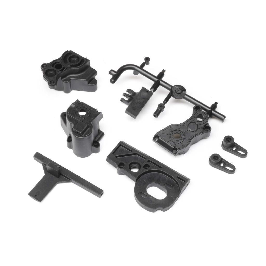 Axial Motor Mount, Trans Case & Linkage: 1/10 Scx10 Pro Comp Scale