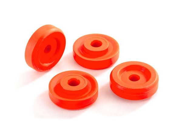 Traxxas Wheel Washers - Orange (4)