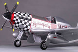 FMS P51 MUSTANG ARTF w/RETRACT w/o TX/RX/BAT - BIG DOLL (V8)