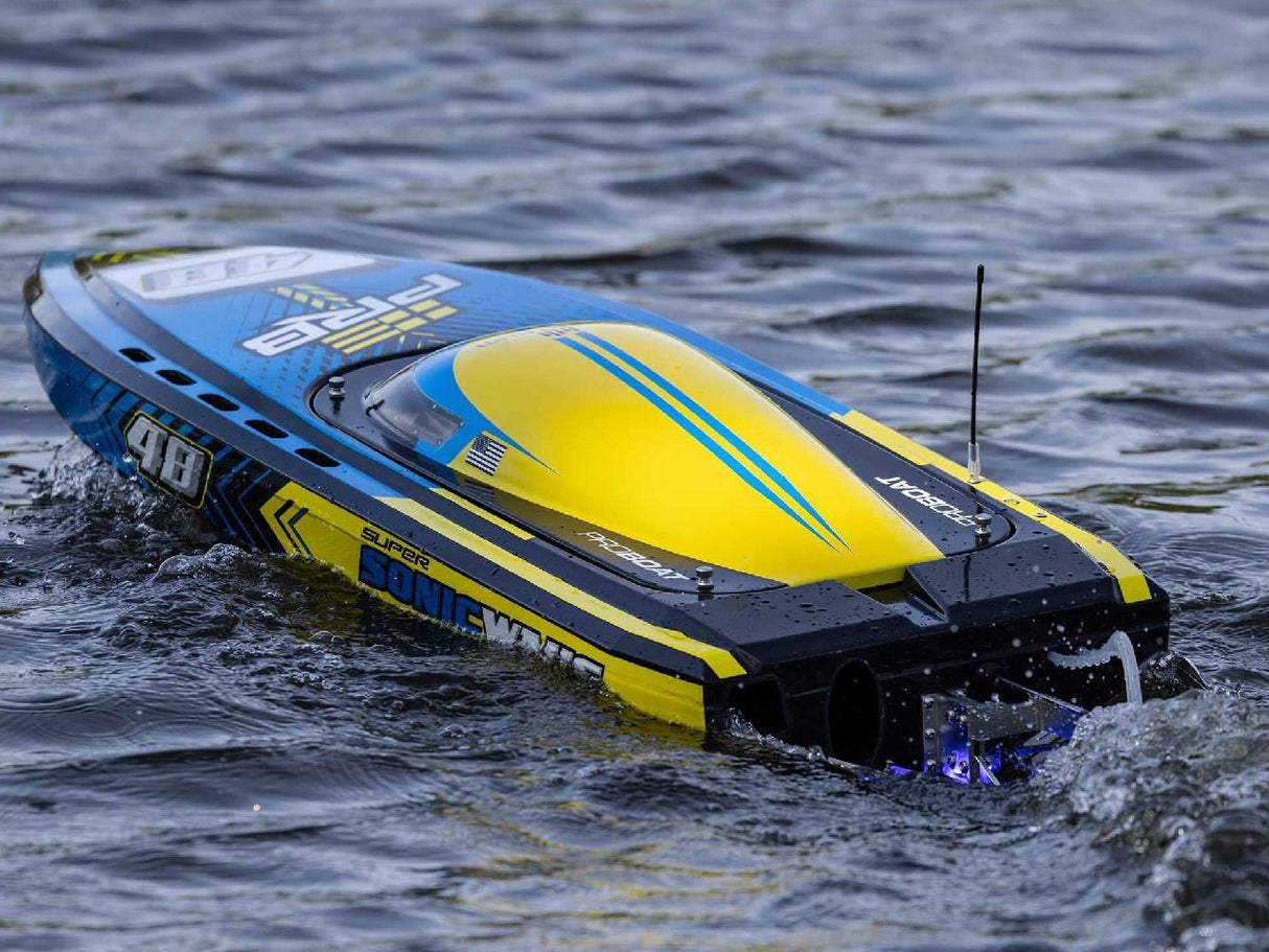 Proboat Super Sonicwake 48In 8S Self-Righting Brushless Deep-V Rtr