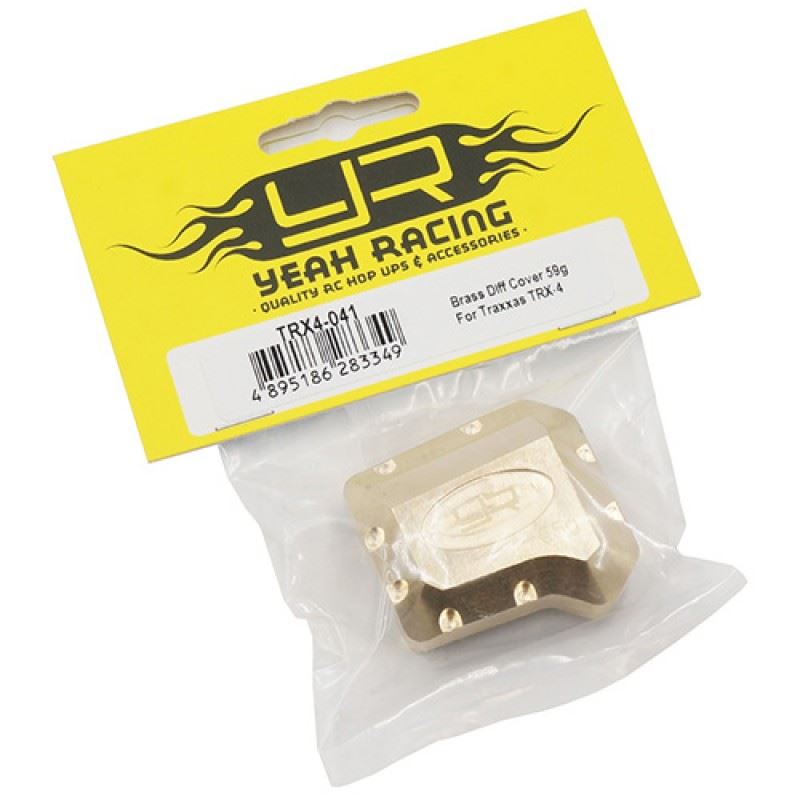 Yeah Racing Brass Diff Cover 65G For Traxxas Trx-4 Trx-6 'G6 Certified'