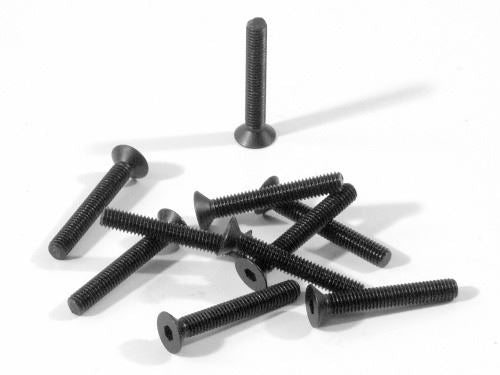 HPI Flat Head Screw M3X20mm (Hex Socket/10Pcs)