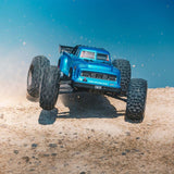 Arrma Notorious V5 6S 4WD BLX RTR Blue Stunt Truck with Spektrum Firma - ARA8611V5T2