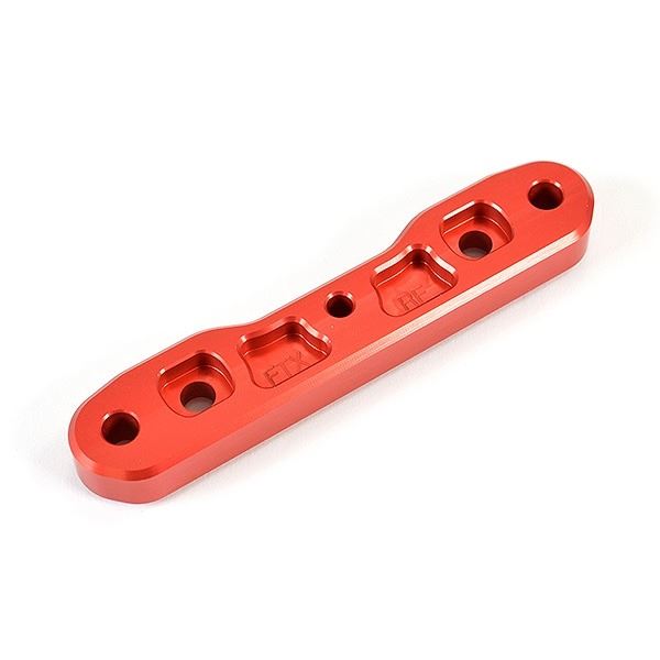 FTX DR8 REAR FR ALUMINUM LOWER CNC SUSPENSION MOUNT - RED