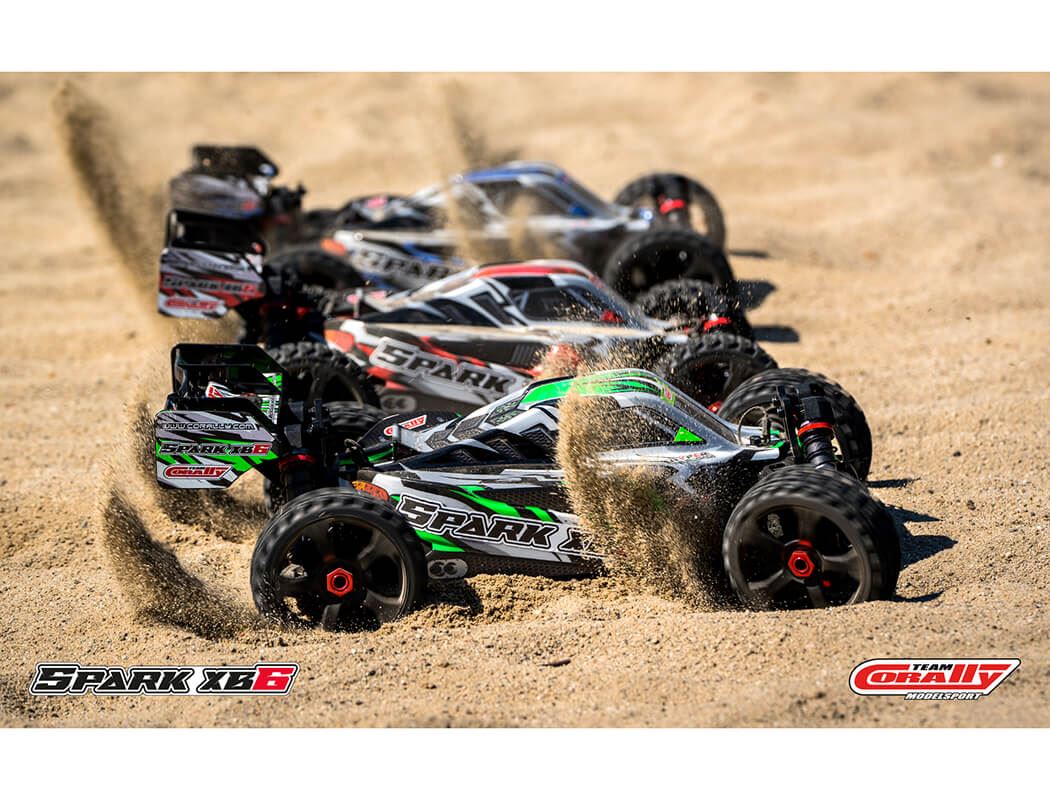 CORALLY SPARK XB6 6S BRUSHLESS BASHER BUGGY RTR - RED